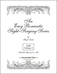 The Easy Romantic Sight-Singing Series Digital File Reproducible PDF cover Thumbnail